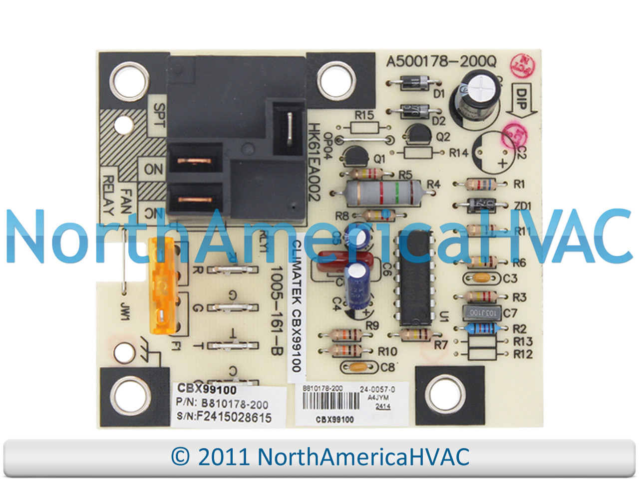 ClimaTek Control Board Replaces Carrier Bryant Payne 1005-83-162A